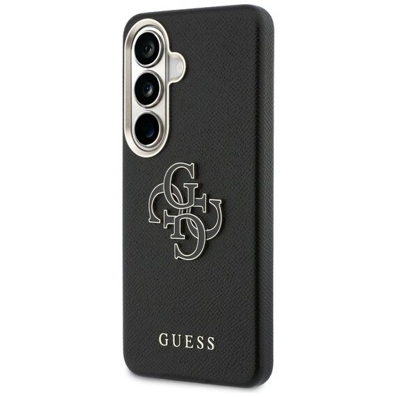 Guess Grained Big 4G Metal Logo case for Samsung Galaxy S26+ - black