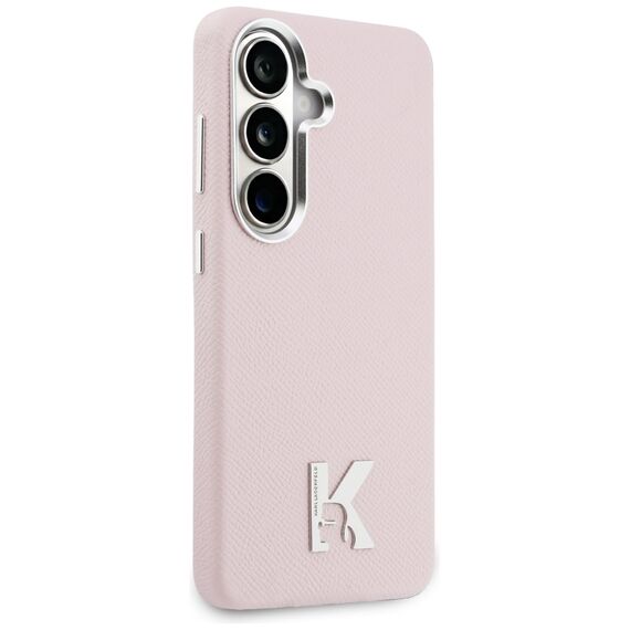 Karl Lagerfeld K Metal Logo MagSafe Case for Samsung Galaxy S26 - Pink