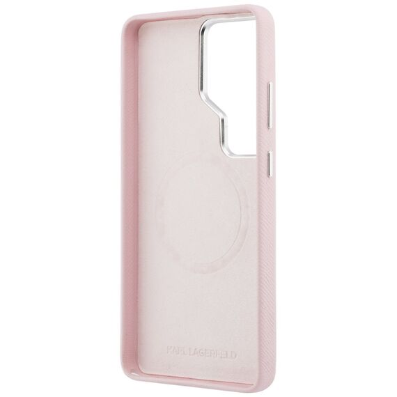 Karl Lagerfeld K Metal Logo MagSafe Case for Samsung Galaxy S26 Ultra - Pink