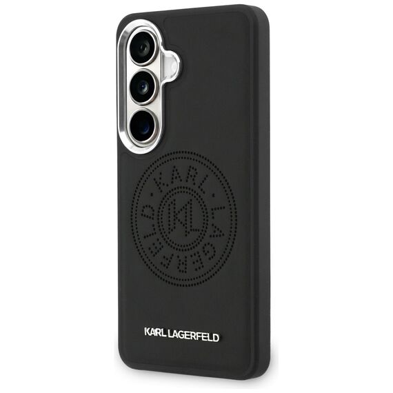 Karl Lagerfeld Perforated KL MagSafe Case for Samsung Galaxy S26 - Black