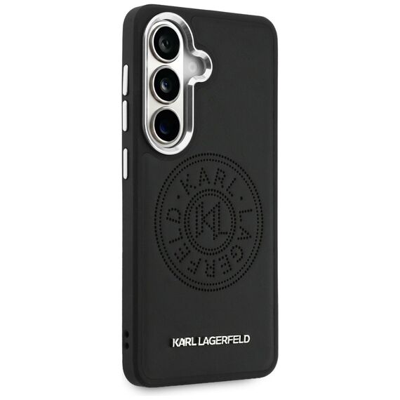 Karl Lagerfeld Perforated KL MagSafe Case for Samsung Galaxy S26+ - Black