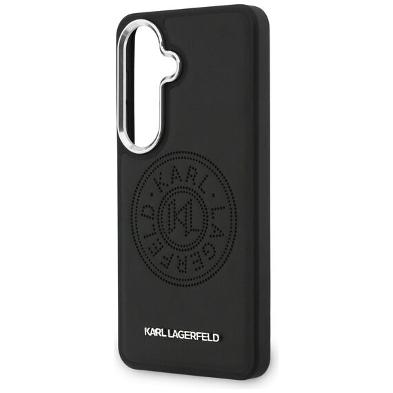 Karl Lagerfeld Perforated KL MagSafe Case for Samsung Galaxy S26+ - Black