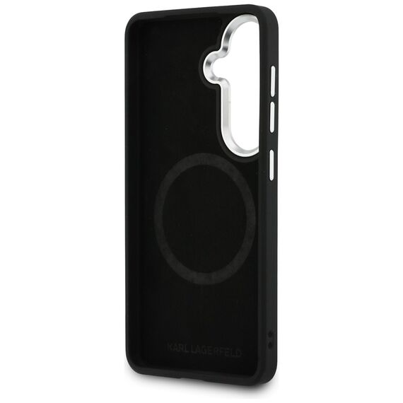 Karl Lagerfeld Perforated KL MagSafe Case for Samsung Galaxy S26 - Brown