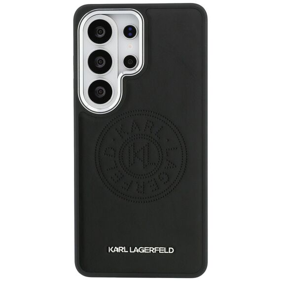 Karl Lagerfeld Perforated KL MagSafe Case for Samsung Galaxy S26 Ultra - Black