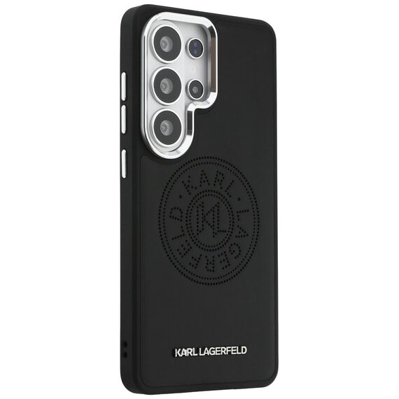 Karl Lagerfeld Perforated KL MagSafe Case for Samsung Galaxy S26 Ultra - Black