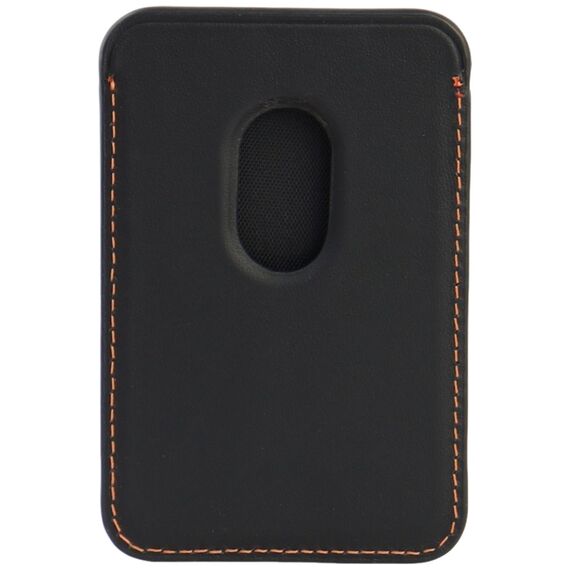Lamborghini Urus D8 Genuine Leather MagSafe Magnetic Phone Wallet - Black and Red