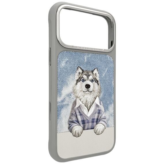 Nimmy Gentle Pets Series Dog MagSafe case for iPhone 17 Pro Max - gray