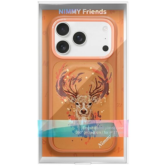 Nimmy Jeleń MagSafe case for iPhone 17 Pro Max - orange