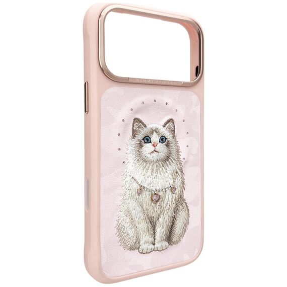 Nimmy Lucky Fashion Cat MagSafe case for iPhone 17 Pro Max - pink