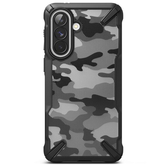 Ringke Fusion X Case for Samsung Galaxy A57 5G - Black and Gray