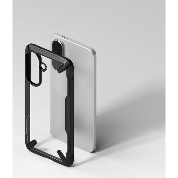 Ringke Fusion X Case for Samsung Galaxy A57 5G - Clear and Black