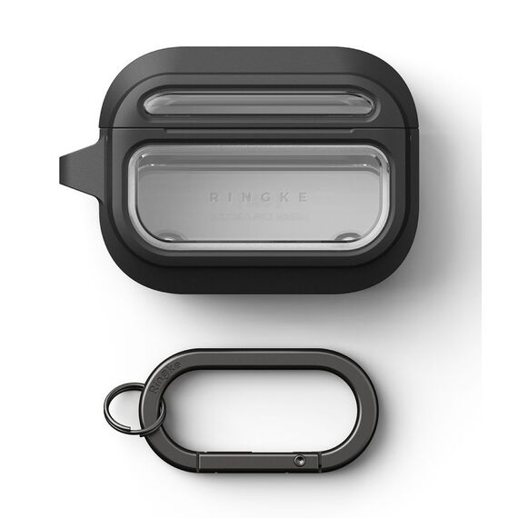 Ringke UX Magnetic Case for AirPods Pro 3 - Black and Clear
