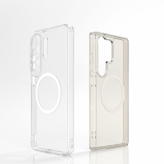 AMAZINGTHNGMininal MagLens Case S26 Ultra Transparent