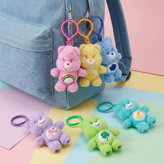 Care Bears assorted plush keychain