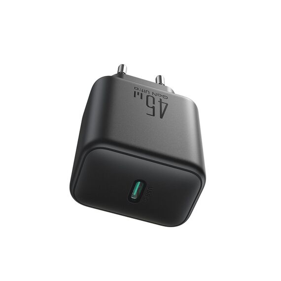 Joyroom JR-TCG13 45W GaN Wall Charger for Samsung Ultra - Black - Travel Chargers - Smartphone Chargers - Techbox