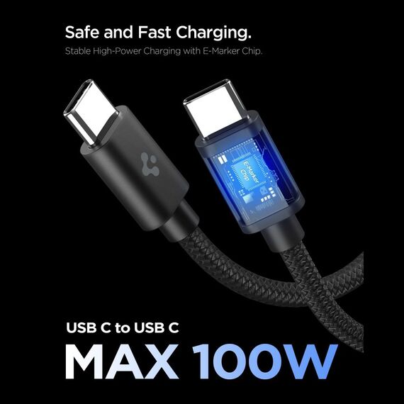 Spigen EE451EU Essential USB-C 45W Wall Charger - Black