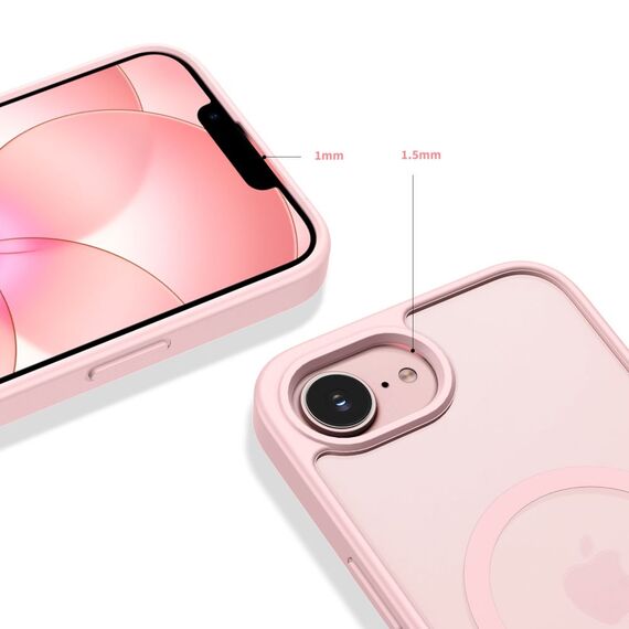 Tech-Protect BasicMag MagSafe Case for iPhone 16e / 17e - Matte Pink