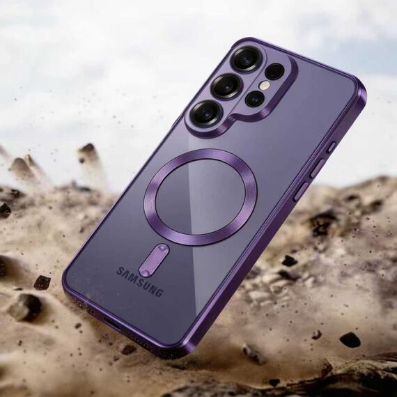 Tech-Protect MagFlex MagSafe Case for Samsung Galaxy S26 Ultra - Transparent Purple