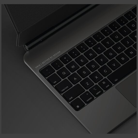 Uniq Venno Pro Magnetic Smart Case with Keyboard for iPad 11" A16 (2025) / iPad 10.9" (2022) - Black