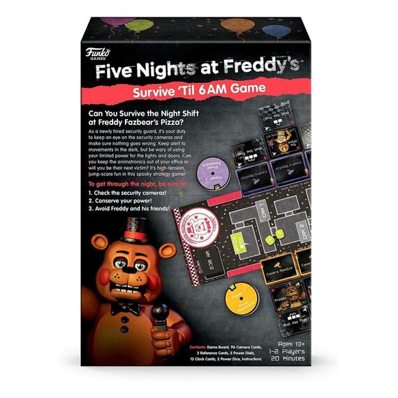 Five Nights at Freddy's - Board Game Survive ´Til 6am / Toys