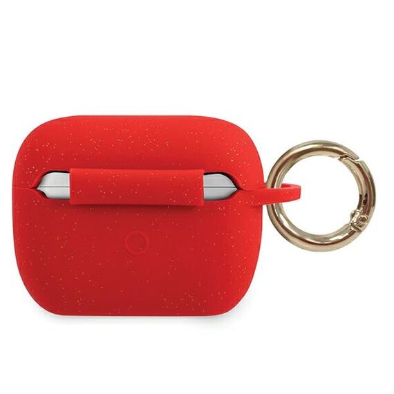 Guess Silicone Glitter Case for AirPods Pro - Red | Techbox