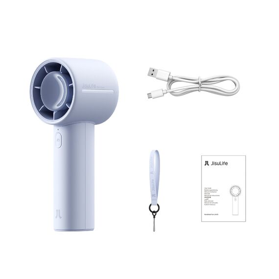 Jisulife Handheld Fan 10 4000mAh Portable USB Fan - Blue - Fan Coolers - Cooling & Heating - Techbox
