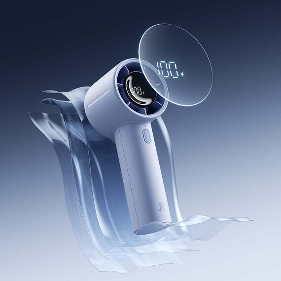 Jisulife Handheld Fan 10S 5000mAh Portable USB Fan - Blue - Fan Coolers - Cooling & Heating - Techbox
