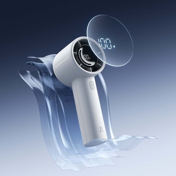 Jisulife Handheld Fan 10S 5000mAh Portable USB Fan - Gray - Fan Coolers - Cooling & Heating - Techbox