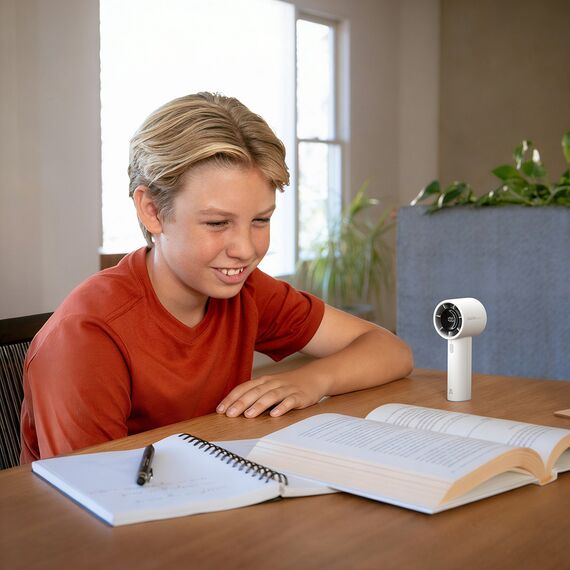 Jisulife Handheld Fan 10S 5000mAh Portable USB Fan - Gray - Fan Coolers - Cooling & Heating - Techbox