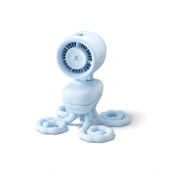 Jisulife Stroller Fan 4 5000mAh Mini Fan for Stroller with Flexible Tripod - Blue - Fan Coolers - Cooling & Heating - Techbox