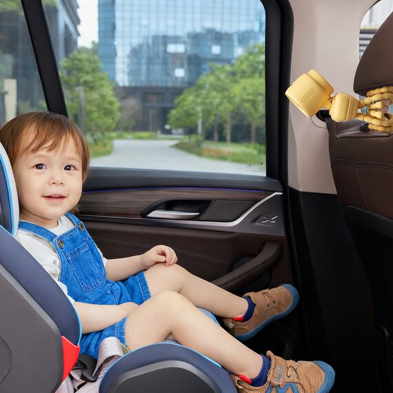 Jisulife Stroller Fan 4 5000mAh Mini Fan for Stroller with Flexible Tripod - Yellow | Techbox