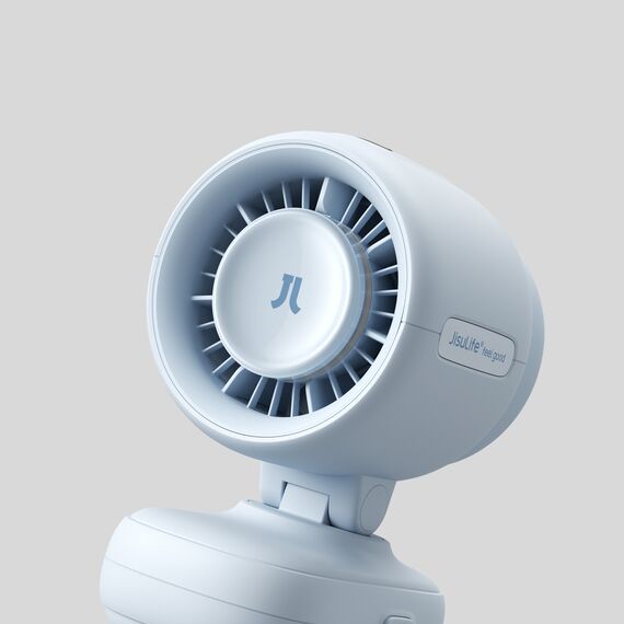 Jisulife Stroller Fan 4 5000mAh Mini Fan for Stroller with Metal Clip - Blue | Techbox