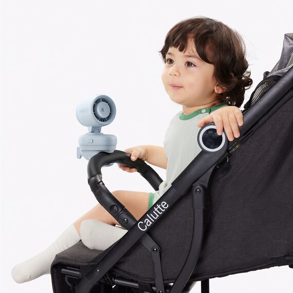 Jisulife Stroller Fan 4 5000mAh Mini Fan for Stroller with Metal Clip - Blue | Techbox
