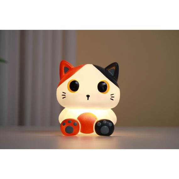 iTotal - Night Light - Orange Cat - 18 × 15 × 12.5 cm / Baby and Children