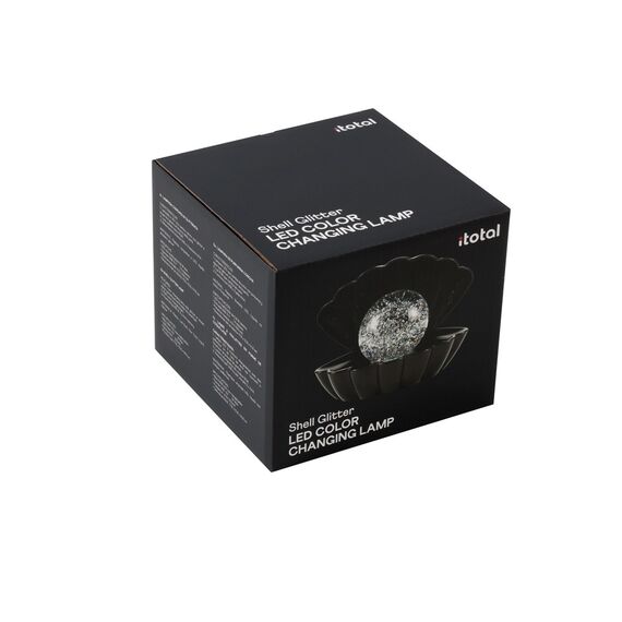 iTotal - Shell Lamp - Black - 17.6 × 12.6 × 14.6 cm / Toys