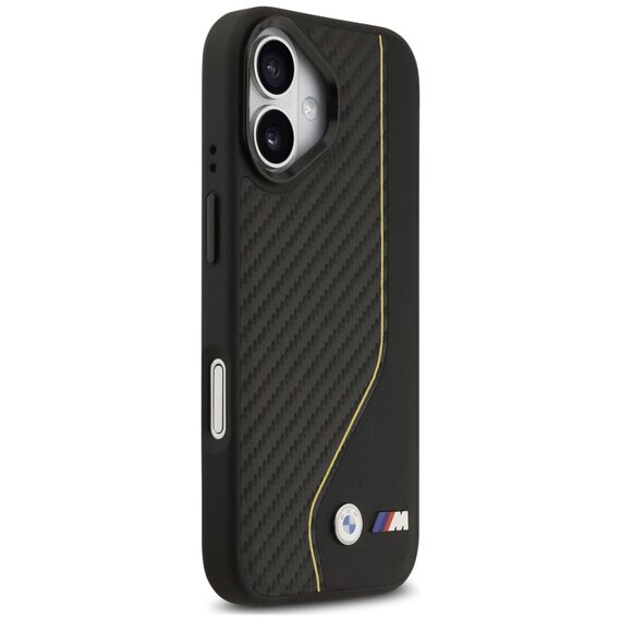 BMW M Carbon Line &amp; Logo MagSafe Case for iPhone 17 - Yellow
