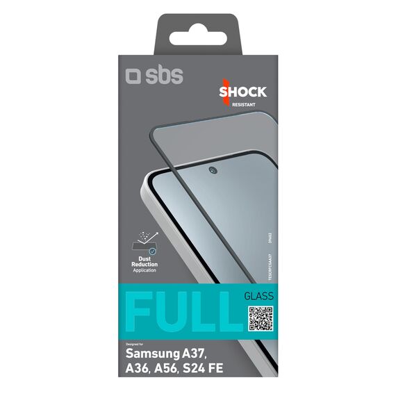 SBS Full Cover Tempered Glass for Samsung Galaxy A37 | Techbox