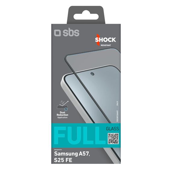 SBS Full Cover Tempered Glass for Samsung Galaxy A57 | Techbox