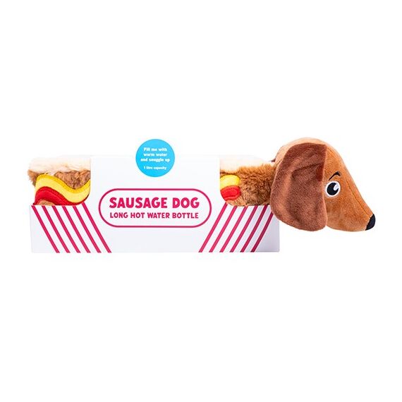 Fizz Creations - Sausage Dog Long Hot Water Bottle - 55cm / Gadgets