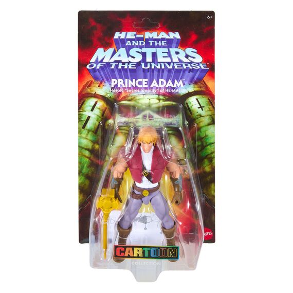 Master of the Universe Cartoon Collection Origins Prince Adam figure 14cm |  Techbox