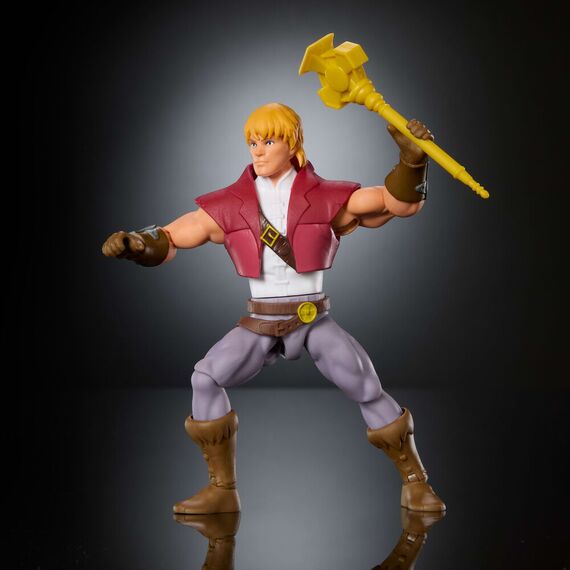 Master of the Universe Cartoon Collection Origins Prince Adam figure 14cm |  Techbox