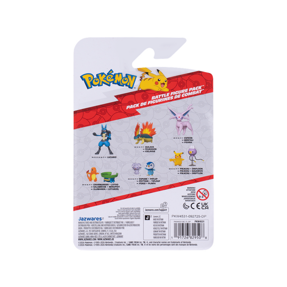 Pokémon - Battle Figure Drifloon & Pikachu (PKW4531) / Toys
