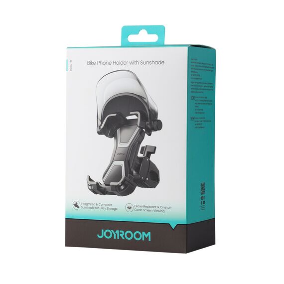 Joyroom JR-ZS528 Bike Holder with Sun Visor - Black | Techbox