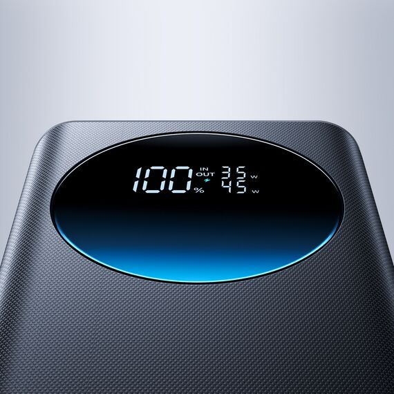 Powerbank Joyroom JR-PBF02 Pro 20000 mAh 45 W z wyświetlaczem cyfrowym 2x USB-A 2x USB-C - czarny - Travel Chargers - Smartphone Chargers - Techbox
