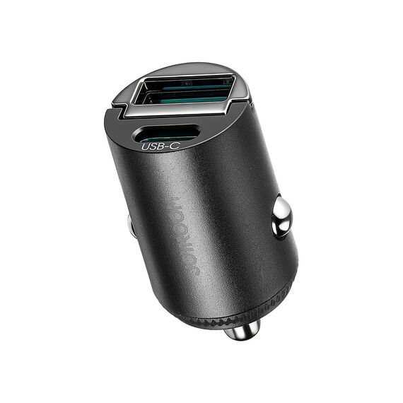Joyroom JR-CCN18 65W USB-A USB-C Car Charger - Black - Travel Chargers - Smartphone Chargers - Techbox