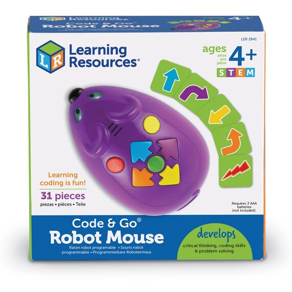 Learning Resources - Code & Go® Robot Mouse - (LSP2841-SCA) / Toys