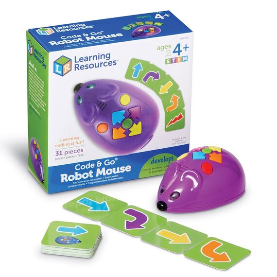 Learning Resources - Code & Go® Robot Mouse - (LSP2841-SCA) / Toys