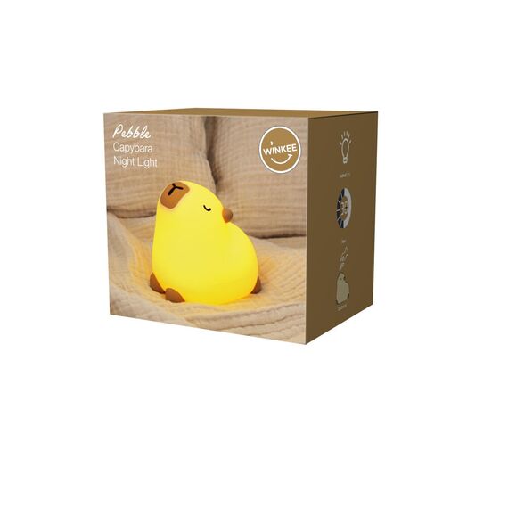 Winkee - Night Light Capybara Pebble Table Lamp - compact / Gadgets