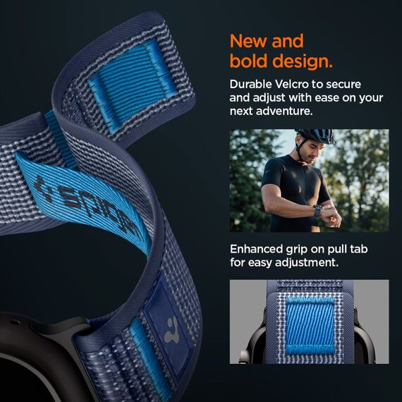 Spigen Athlex Air 2 Strap for Apple Watch (44 / 45 / 46 / 49 mm) - Navy Blue