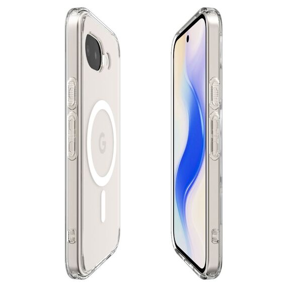Spigen Ultra Hybrid Mag MagSafe Case for Google Pixel 10A - Clear and White